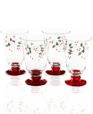 Winterberry - Pfaltzgraff Set of 4  Water Goblets