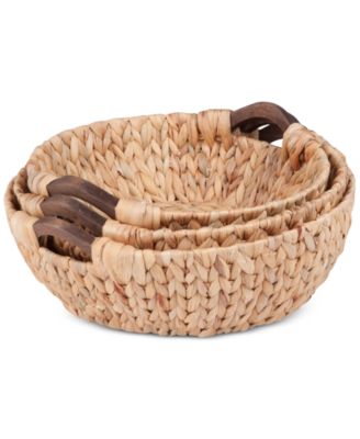 Honey Can Do - 3-Pc. Round Storage Basket Set