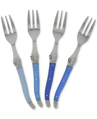 French Home - Shades of Blue Cake Forks, Set of 4