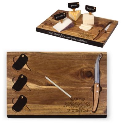Picnic Time - Star Wars Rebel Delio Acacia Cheese Cutting Board & Tools Set
