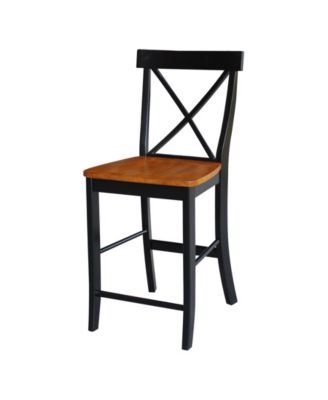 International Concepts - X-Back Counterheight Stool - 24" Seat Height