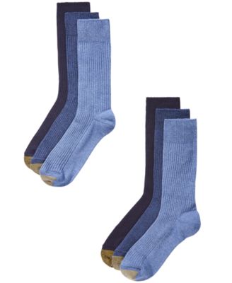 Gold Toe - Men's 6-Pk. Crew Socks