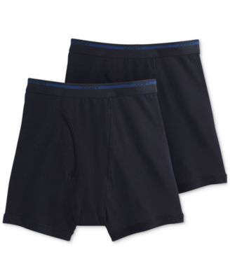 Jockey - Men's Big & Tall 2-Pk. Lightweight Cotton Boxer Briefs