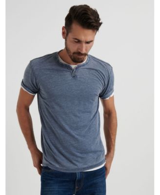 Lucky Brand - Men's Heathered Henley