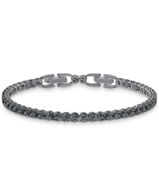 Swarovski - Silver-Tone Crystal Tennis Bracelet