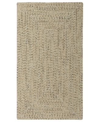 Capel - Area Rug, Indoor/Outdoor Sea Glass Rectangular Braid 0110-600 Shell 3' x 5'