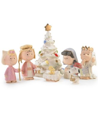 Lenox - Peanuts 7-Piece Christmas Pageant Figurines