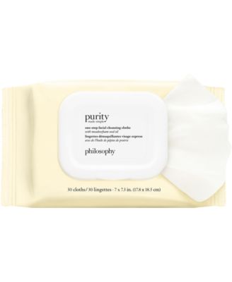 philosophy - Purity Made Simple One-Step Facial Cleansing Cloths, 30 cloths