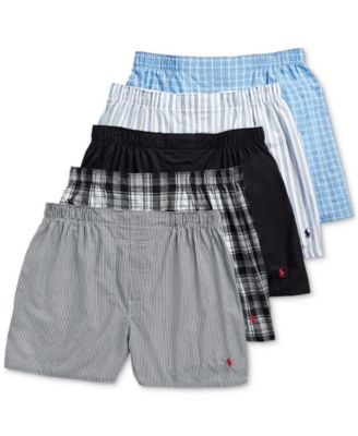 Polo Ralph Lauren - Men's 5-Pack Woven Boxers
