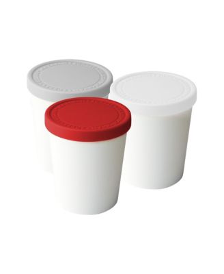 Tovolo - Mini Sweet Treat 6-Oz. Ice Cream Tubs, Set of 3