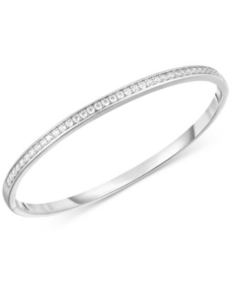 Arabella - Cubic Zirconia Bangle Bracelet in Sterling Silver