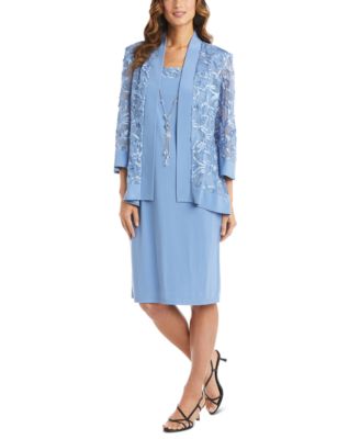 R & M Richards - Dress and Soutache Jacket