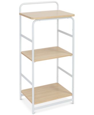 Honey Can Do - 3-Tier Wood & Metal Small Shelf