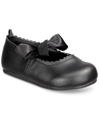 First Impressions - Baby Girls Scallop Ballet Flats