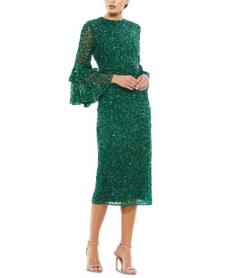 Mac Duggal - Sequined Midi Dress