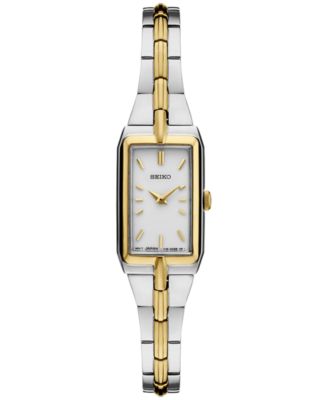 Seiko - Women's Essentials Two Tone Stainless Steel Bracelet Watch 15mm