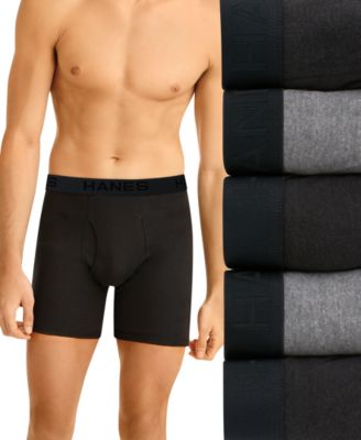 Hanes - Men's 5-Pk. Performance Boxer Briefs
