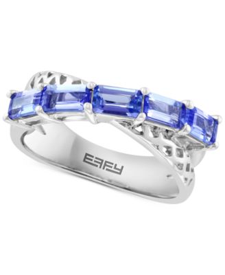 EFFY Collection - Tanzanite Crossover Statement Ring (1-1/2 ct. t.w.) in Sterling Silver