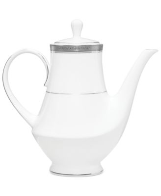 Noritake - "Crestwood Platinum" Coffeepot, 49 oz.
