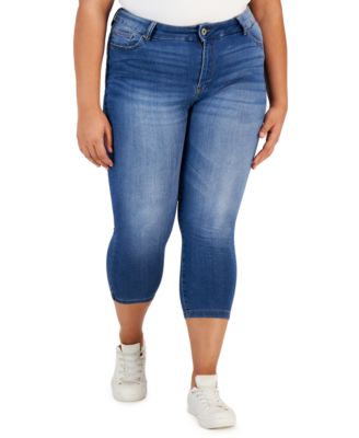 Celebrity Pink - Trendy Plus Size Cropped Skinny Jeans