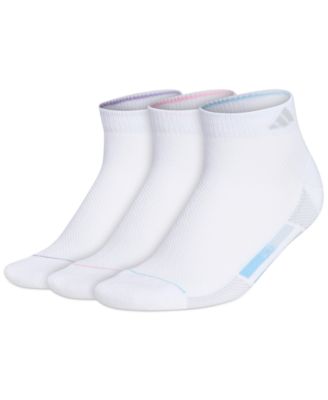 adidas - Women's 3-Pk. Superlite 3-Stripe Low Cut Socks