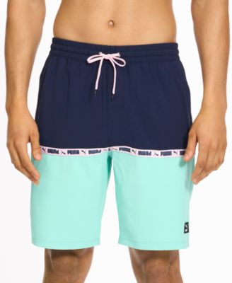 Puma - Men's Colorblocked 9" Swim Trunks