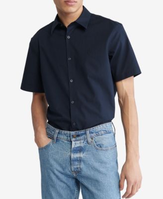 Calvin Klein - Men's Slim-Fit Stretch Solid Shirt