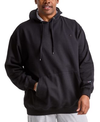 Champion - Men's Big & Tall Powerblend Solid Fleece Hoodie
