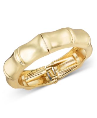 I.N.C. International Concepts - Gold-Tone Textured Bangle Bracelet