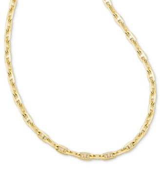 Kendra Scott - Chain Link Collar Necklace, 16" + 3" extender