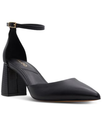 ALDO - Women's Jan Pointed-Toe Ankle-Strap Block-Heel Sandals