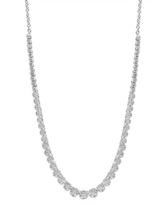 EFFY Collection - Diamond Graduated 18" Statement Necklace (1-3/8 ct. t.w.) in 14k White Gold