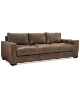 Bernhardt - Dawkins 94" Leather Sofa