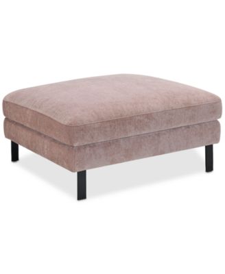 Furniture - Kathya 40" Fabric Cocktail Ottoman