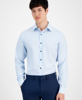 Alfani - Men's Nick Geo-Print Dress Shirt