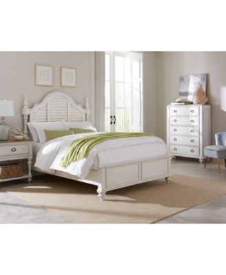 Furniture - Mandeville 3pc Bedroom Set (Louvered King Bed + Drawer Chest + 1-Drawer Nightstand)