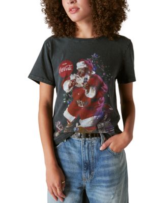 Lucky Brand - Women's Coca-Cola Santa T-Shirt