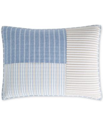 Charter Club - Seaside Stripe Patchwork Cotton Quilts, Created for Macy's