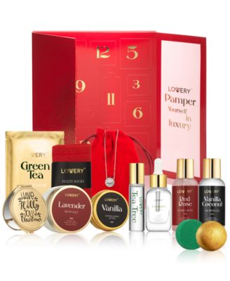 Lovery - 12-Pc. Advent Calendar Bath & Body Gift Set