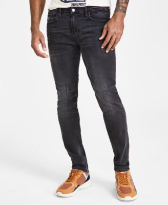GUESS - Men's Slim-Fit Black Jeans