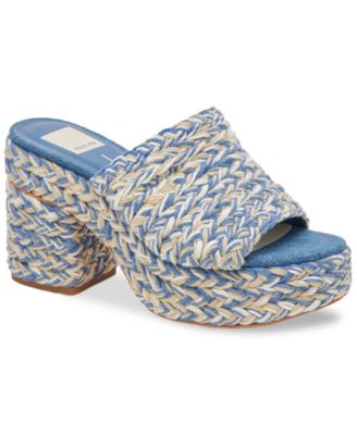 Dolce Vita - Women's Lady Raffia Espadrille Platform Sandals