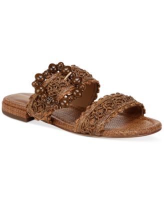 Sam Edelman - Elisa Embellished Buckle Double Band Sandals