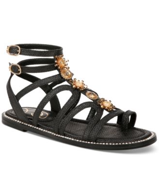 Sam Edelman - Tianna Embellished Strappy Gladiator Flat Sandals