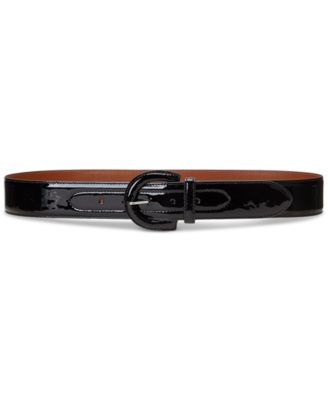 Lauren Ralph Lauren - Women's Patent Leather Wide Belt