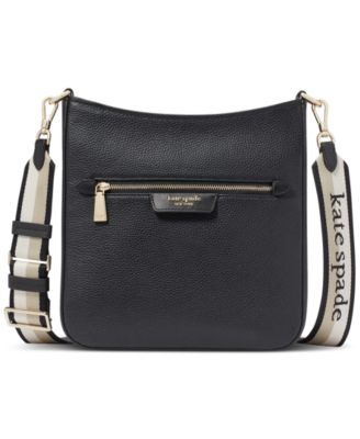 kate spade new york - Hudson Small Pebbled Leather Messenger Crossbody