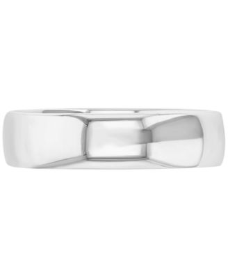 Macy's - High-Polished Finish Comfort Fit Dome Stack Band