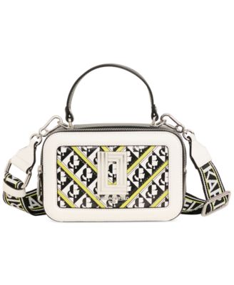 KARL LAGERFELD PARIS - Simone Printed Leather Small Crossbody