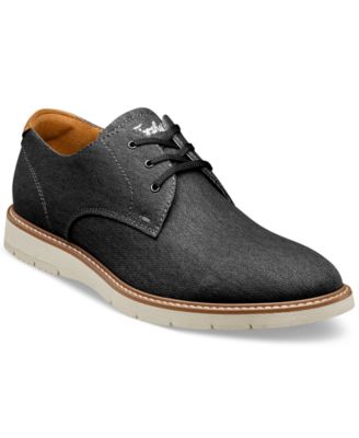 Florsheim - Men's Vibe Canvas Lace-Up Plain Toe Oxford Shoes