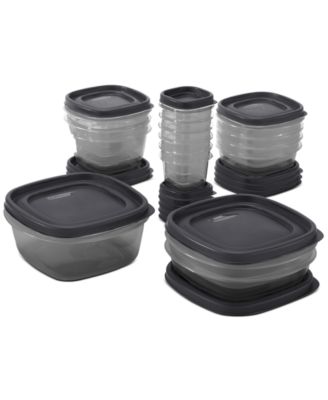 Rubbermaid - 32-Pc. EasyFindLids Food Storage Container Set