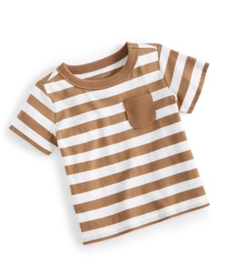 First Impressions - Baby Boys Short-Sleeve Striped Jersey T-Shirt